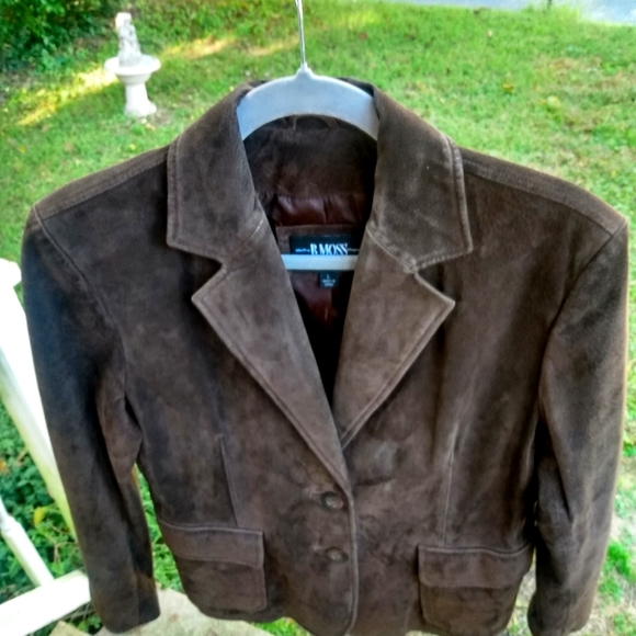 B. Moss Clothing Co. Suede Leather Blazer - Picture 6 of 9